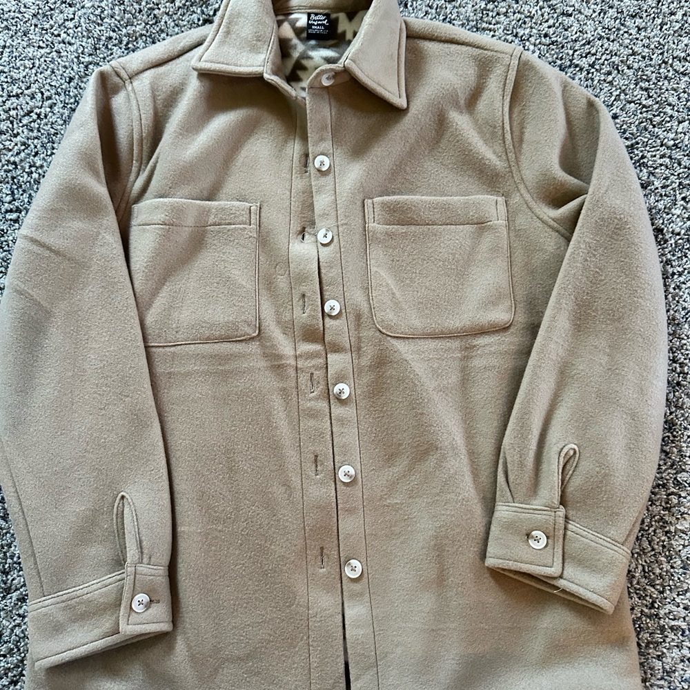 NWOT Button-Up Jacket/shacket
